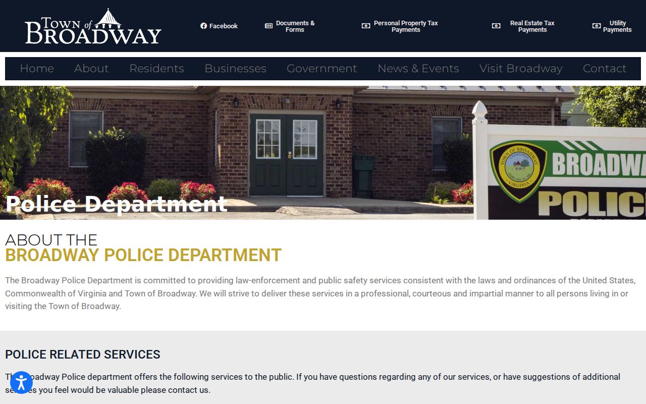 Broadway criminal records Police Department office context