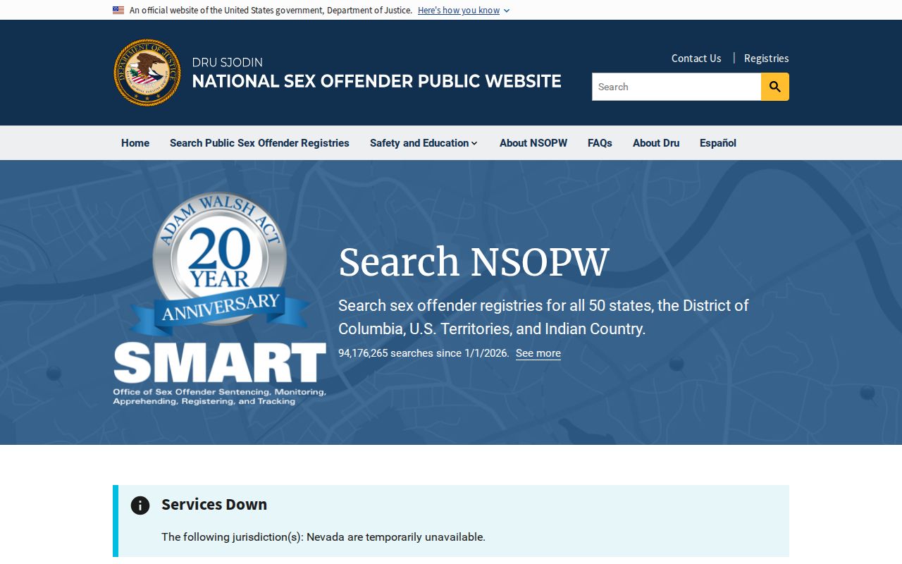 Rockingham County sex offender search using the national NSOPW interface